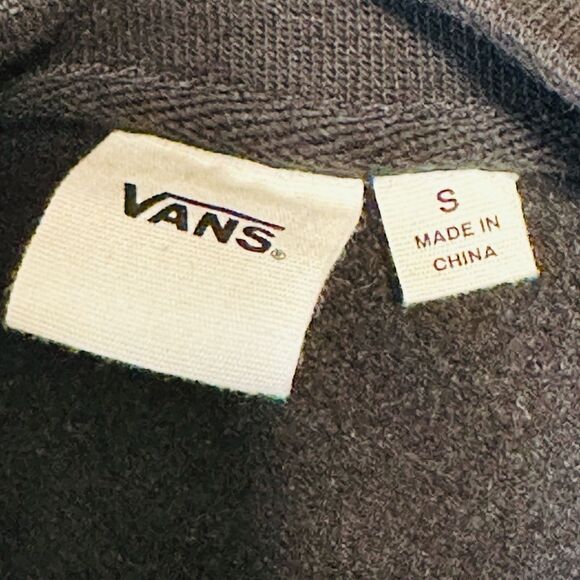 Vans Original Ronal Boxy Crew Black Pullover Black Women's Size S - Picture 8 of 9